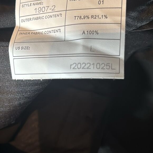 Men’s Black Formal Flat Fronted Dress Pants Size 36 (L) NWOT - Picture 7 of 9